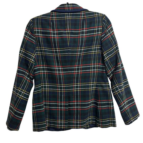 Vintage Ed Behan's Tweed Shop Suit Skirt Sz S Tartan Plaid Wool Missing Sz Tag - Picture 3 of 16